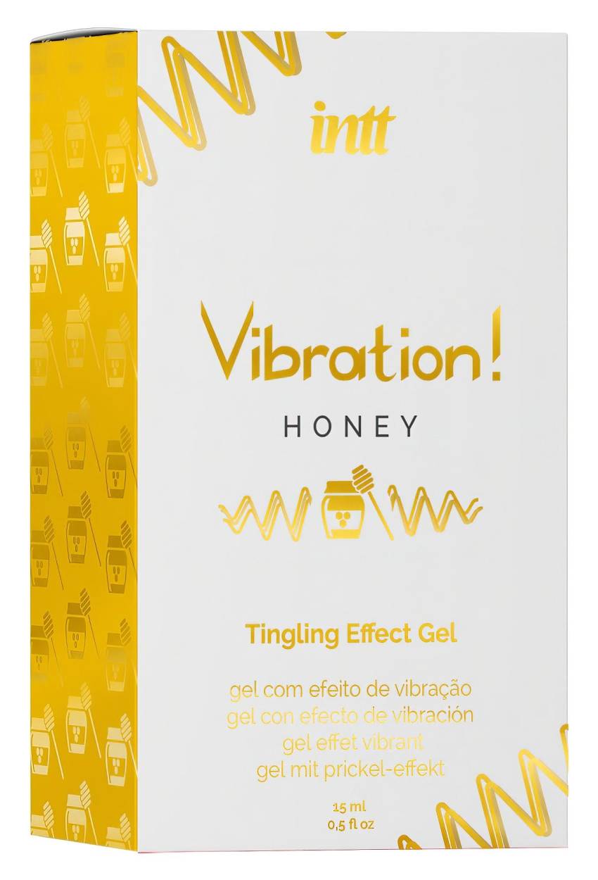Intt Vibration! - folyékony vibrátor - méz (15ml) - Image 3