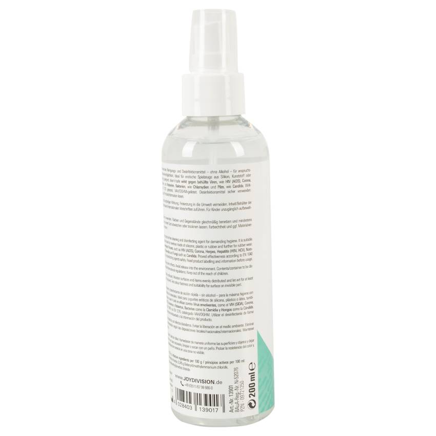 JoyDivision Clean Safe - fertőtlenítő spray (200ml) - Image 2