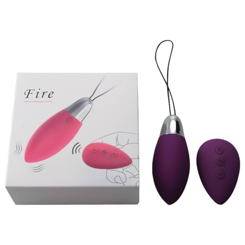 Cotoxo Fire 2 - távirányítós vibrációs tojás (lila) - Image 4