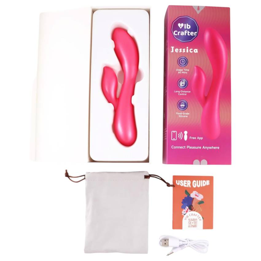 / LP Jessica - okos, vízálló csiklókaros vibrátor (pink) - Image 4