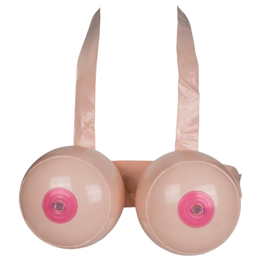 Boob Battle - felfújható felcsatolható cicicsata (natúr) - Image 2