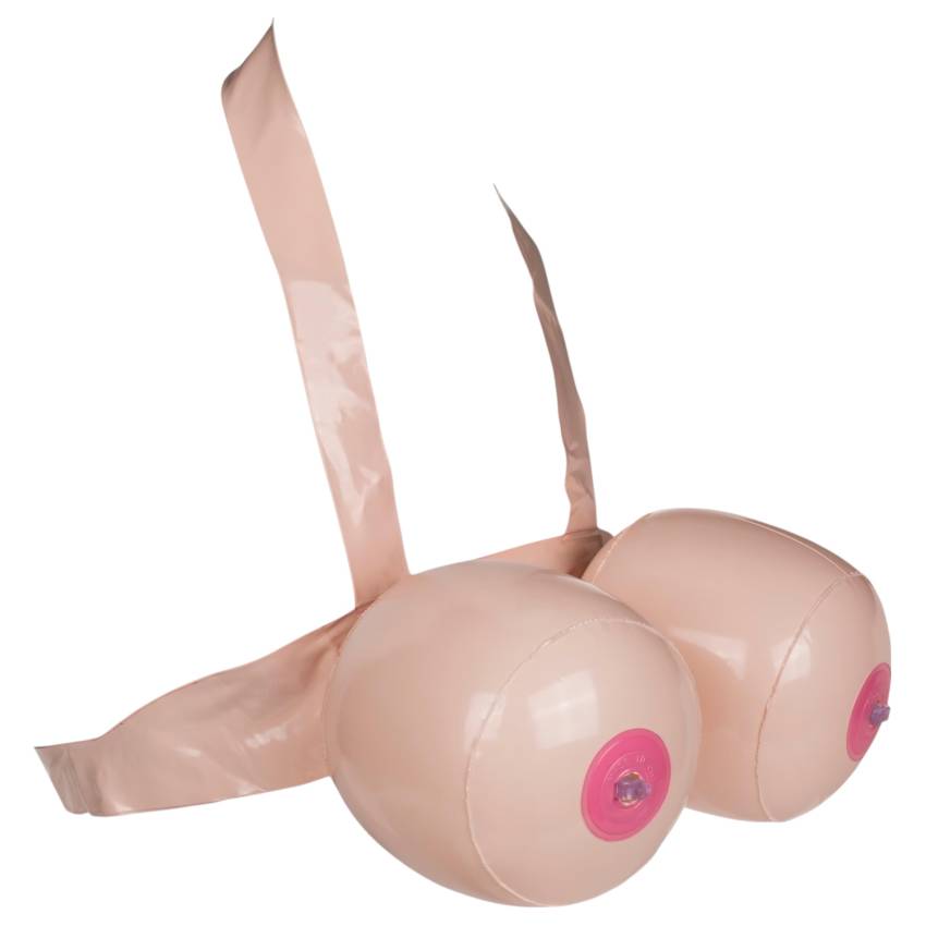 Boob Battle - felfújható felcsatolható cicicsata (natúr) - Image 3