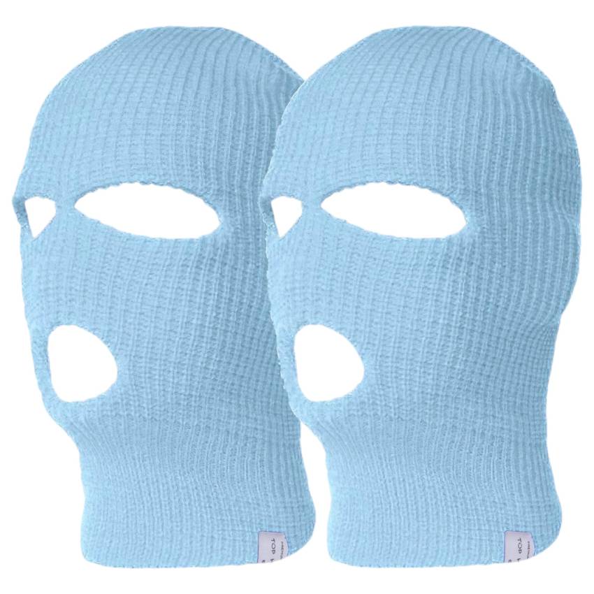 Balaclava - kötött szopó maszk 3 nyílással (kék) - Image 2