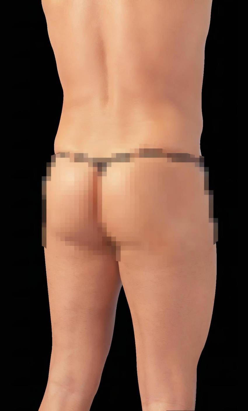 Minitanga férfiaknak (fekete) - Image 6