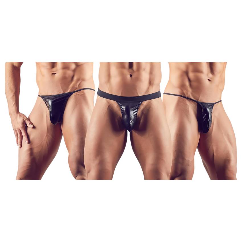 Svenjoyment - férfi tanga szett - fekete (3 részes) S-L - Image 2