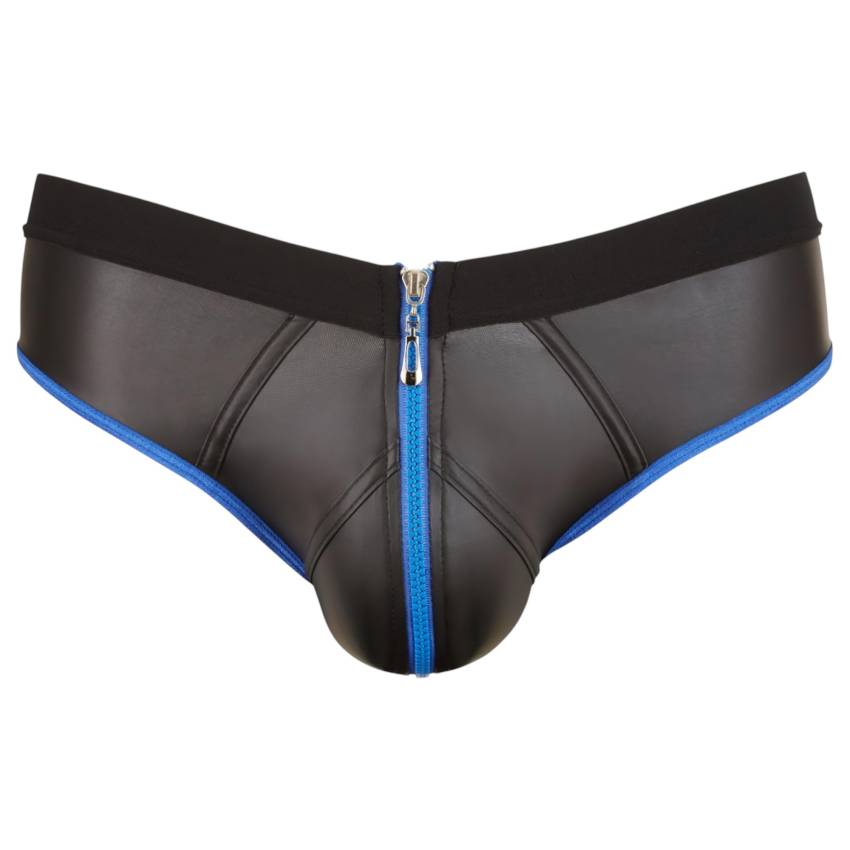Svenjoyment - nyitott jock alsó (fekete-kék) - Image 6