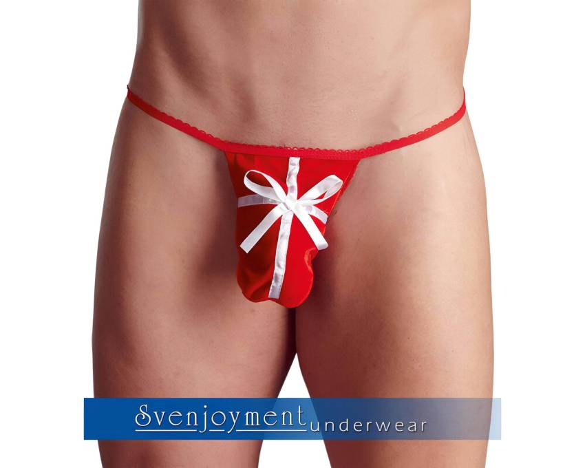 Ajándék tanga férfiaknak - piros (S-L) - Image 4