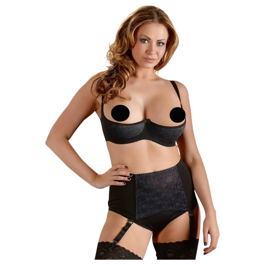 Cottelli Plus Size - mellemelő (fekete) - Image 4