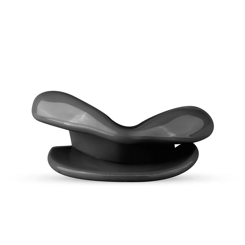 Ida Leather - nyitott szájpecek (fekete) - Image 3