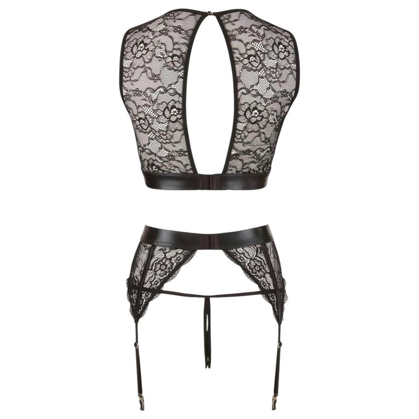 Cottelli Bondage - csipkés fehérnemű szett (4 részes) - Image 6