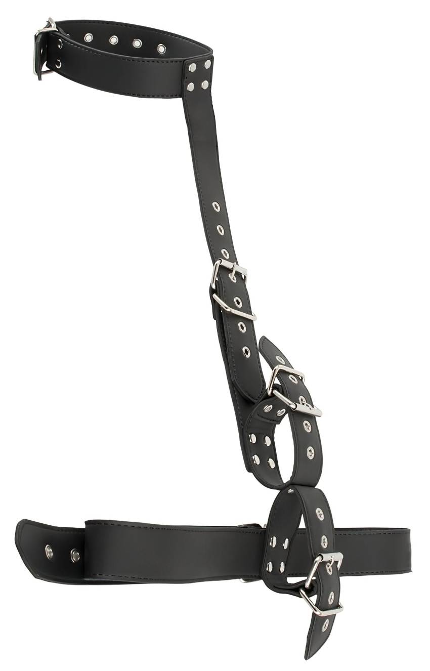 Vegan Fetish - kezeket hátra kötöző szett (fekete) - Image 2