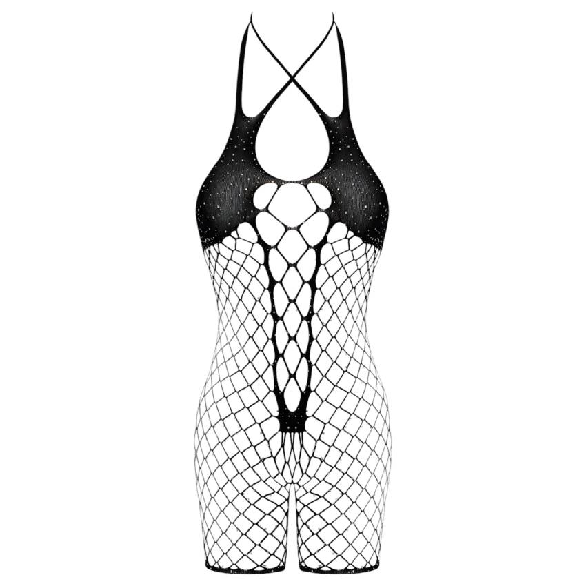 Cottelli - hálós nyitott body (fekete) - S-L - Image 4