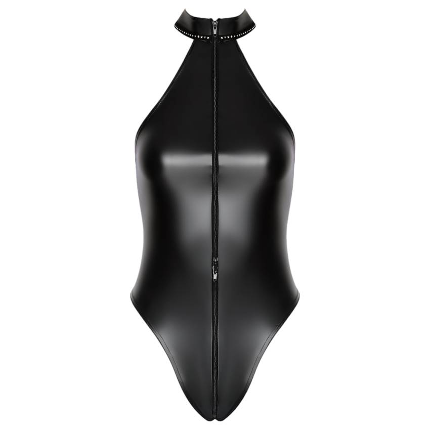 Noir - fényes nyakpántos body (fekete) - Image 6