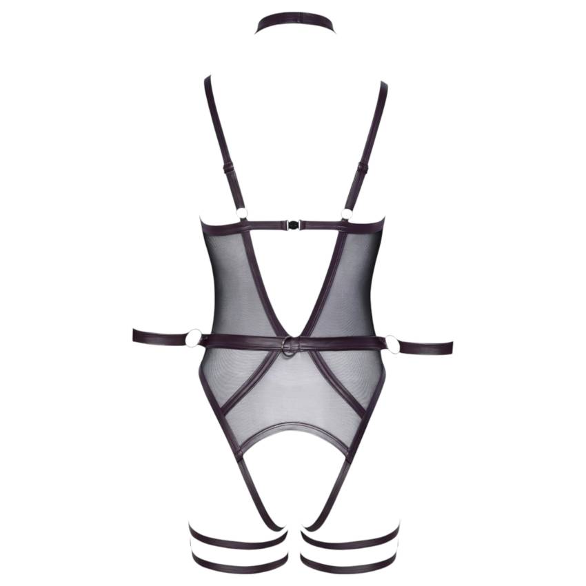 Cottelli Bondage - nyitott body és kar bilincs (fekete) - Image 8