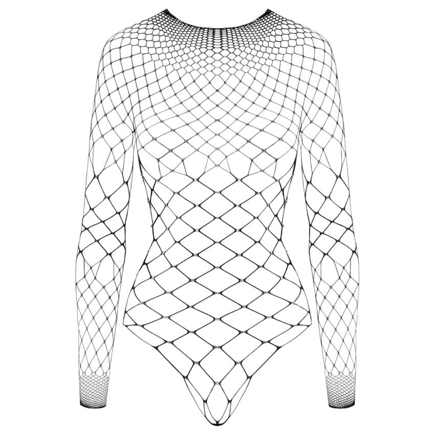 Cottelli - nyitott strasszos body (fekete) - S-L - Image 5