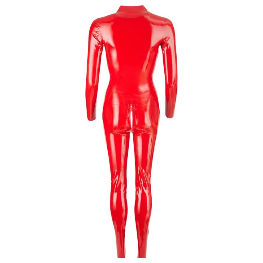LATEX - hosszúujjú női overál (piros) - Image 9