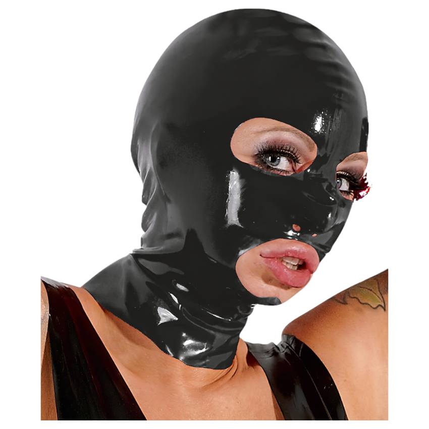 LATEX - szopó maszk (fekete) - Image 2