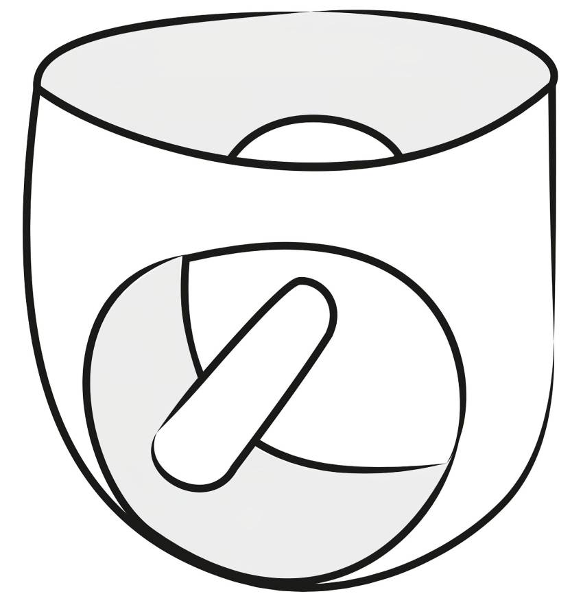 LATEX - férfi alsó belső péniszes anál dildóval (fekete) - Image 4