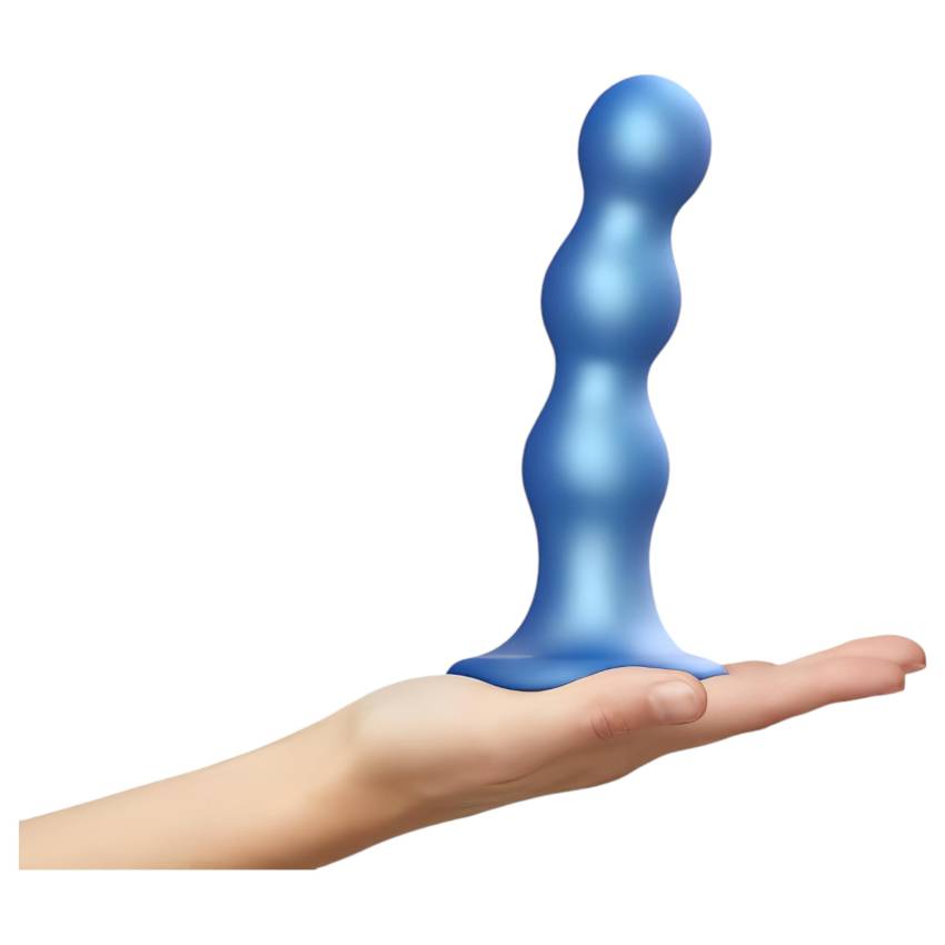 / Strap-on-me Balls L - gömbös, tapadókorongos dildó (kék) - Image 2