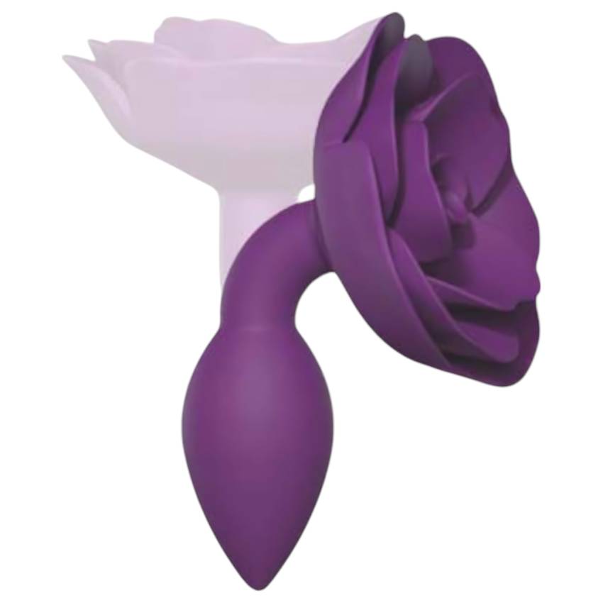 Love to Love Open Roses S - szilikon anál plug (lila) - Image 4