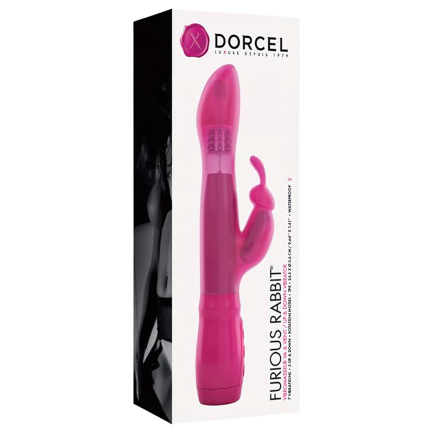 Dorcel Furious Rabbit - csiklókaros vibrátor (pink) - Image 5