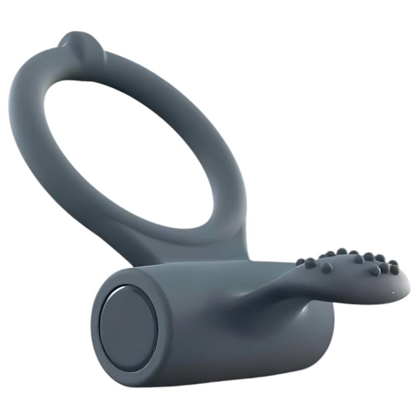 Dorcel Power Clit Plus - akkus, vibrációs péniszgyűrű (fekete) - Image 4
