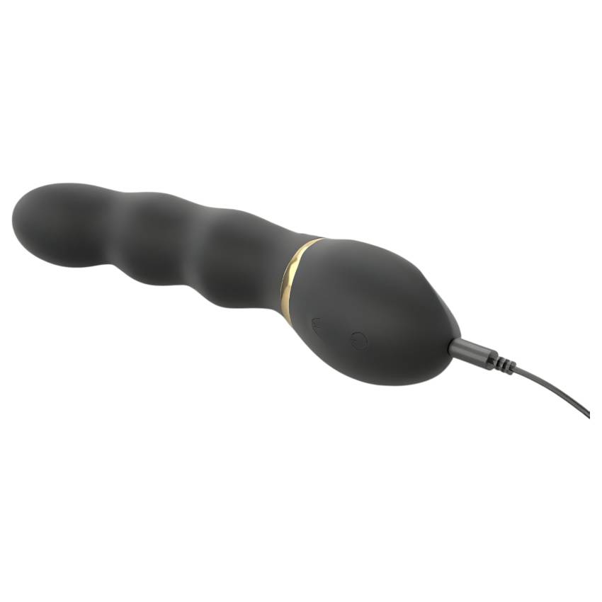 Dorcel Too Much 2.0 - akkus, 3 motoros vibrátor (fekete-arany) - Image 5