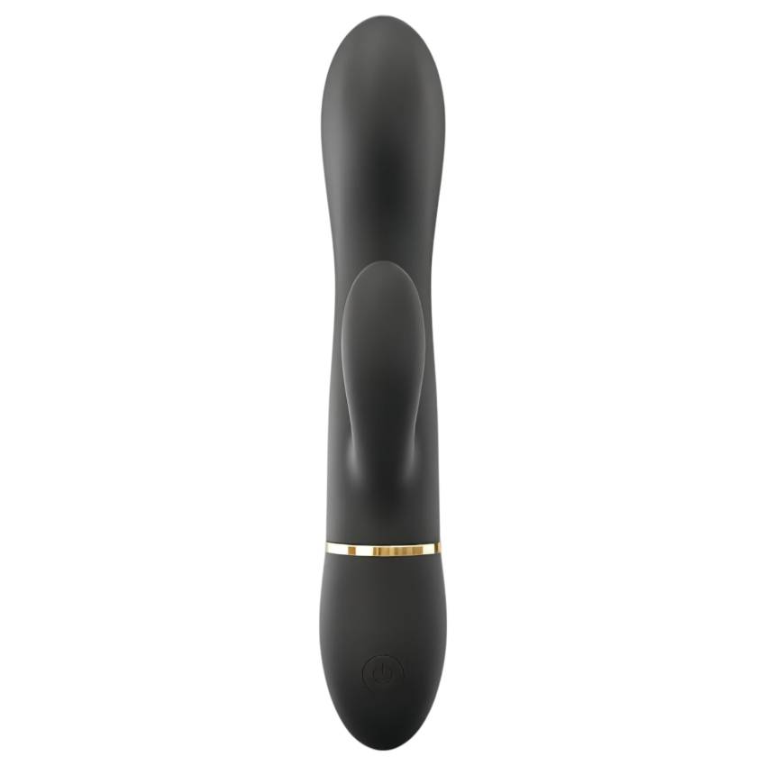 Dorcel Glam Rabbit - akkus, csiklókaros vibrátor (fekete) - Image 2
