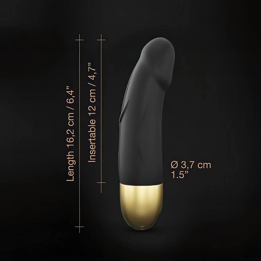 Dorcel Real Vibration S 2.0 - akkus vibrátor (fekete-arany) - Image 8