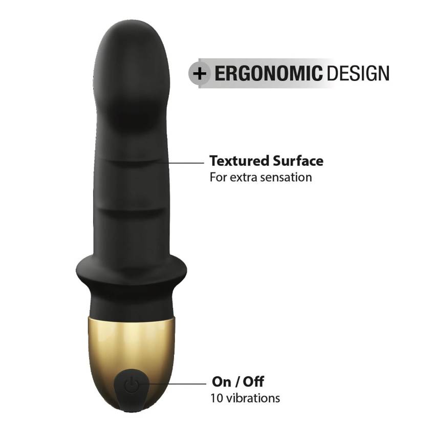Dorcel Mini Lover 2.0 - akkus, G-pont vibrátor (fekete-arany) - Image 7