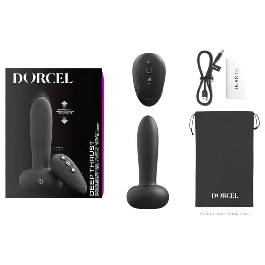 Dorcel Deep Thrust - lökő vibrátor (fekete) - Image 5