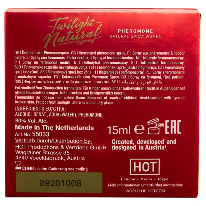 HOT Twilight Natural - feromon parfüm nőknek (15ml) - illatmentes - Image 4