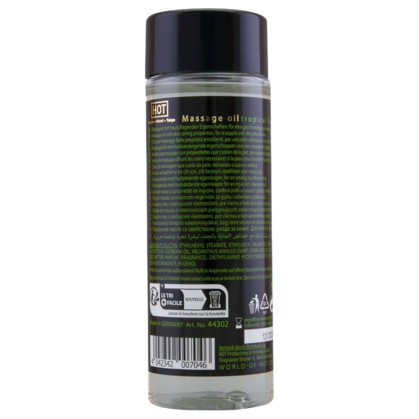 HOT bőrápoló masszázsolaj - trópusi gyümölcs (100ml) - Image 2