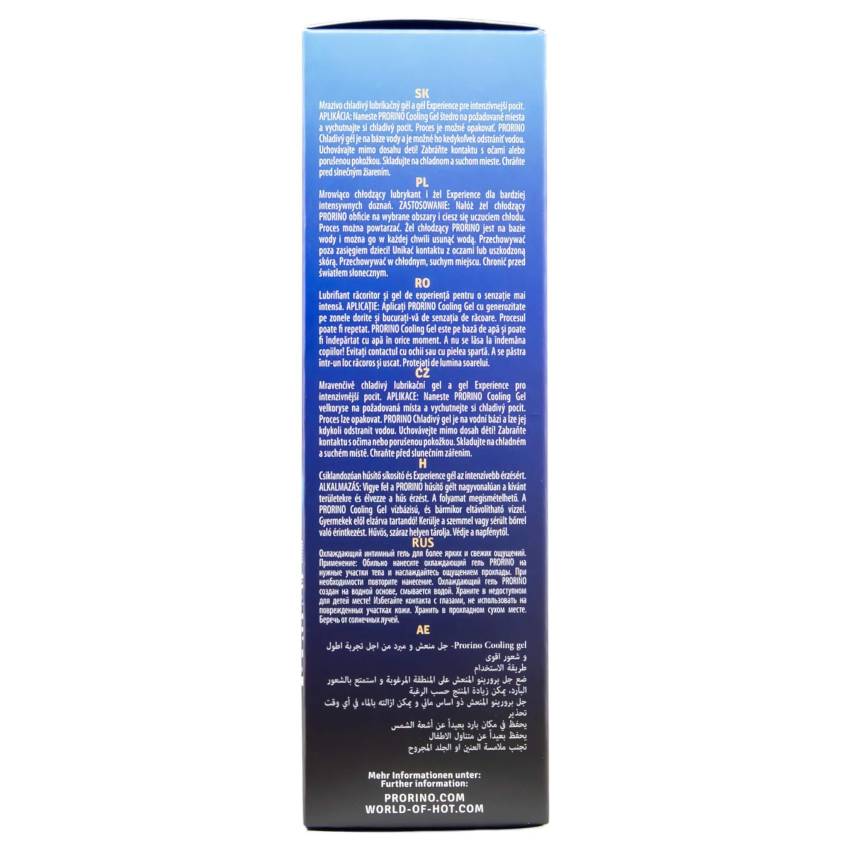 HOT Prorino - erős hűsítő intim krém férfiaknak (100ml) - Image 2
