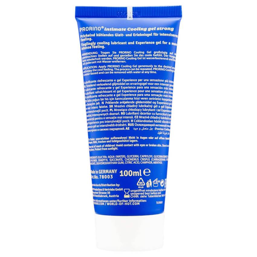 HOT Prorino - erős hűsítő intim krém férfiaknak (100ml) - Image 6