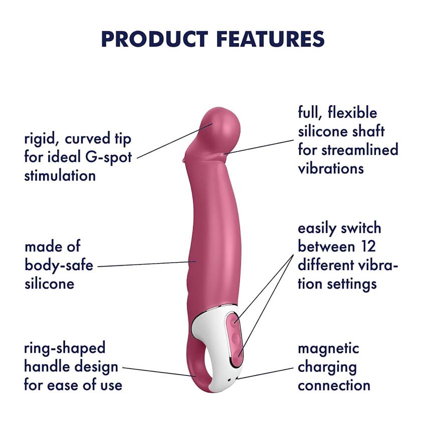 Satisfyer Petting Hippo - akkus, vízálló vibrátor (pink) - Image 2