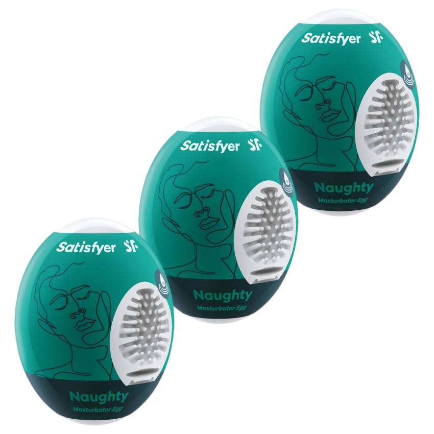 Satisfyer Egg Naughty - tojás maszturbátor szett (3db) - Image 2