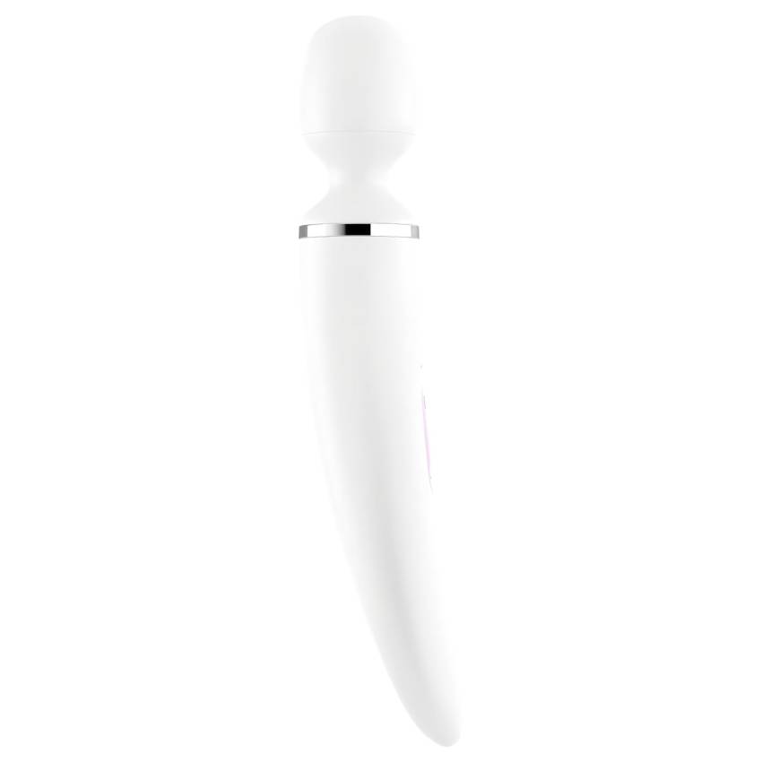 Satisfyer Wand-er Woman - vízálló masszírozó vibrátor (fehér) - Image 4