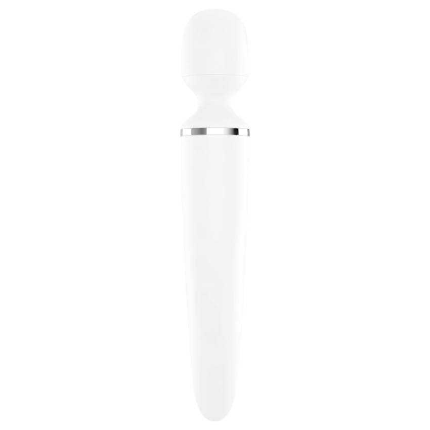 Satisfyer Wand-er Woman - vízálló masszírozó vibrátor (fehér) - Image 6