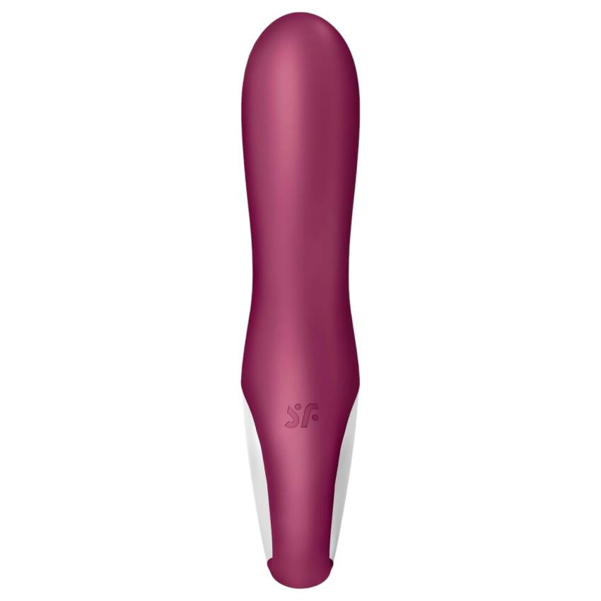 Satisfyer Hot Bunny - okos csiklókaros melegítő vibrátor (piros) - Image 5