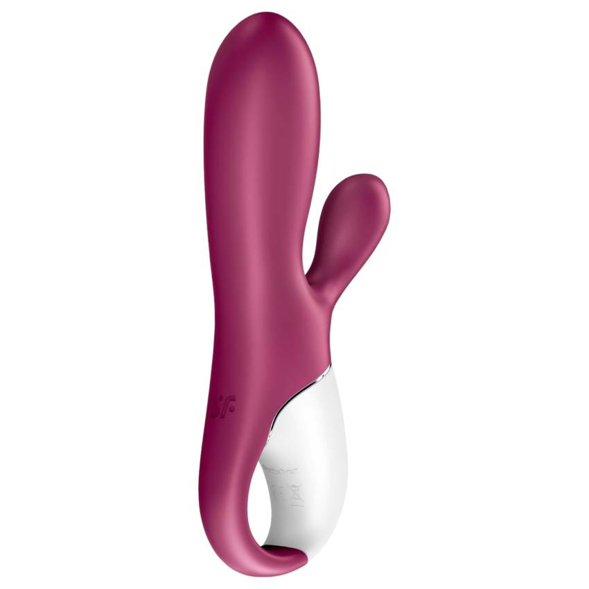 Satisfyer Hot Bunny - okos csiklókaros melegítő vibrátor (piros) - Image 6