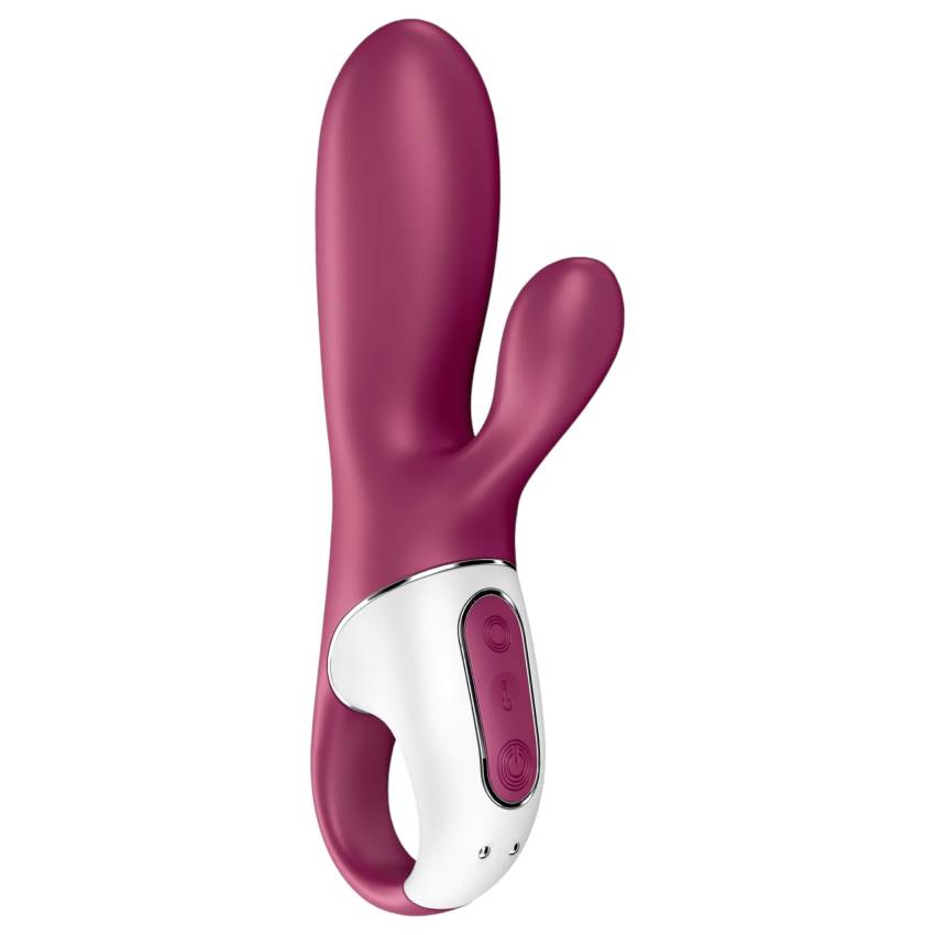 Satisfyer Hot Bunny - okos csiklókaros melegítő vibrátor (piros) - Image 7