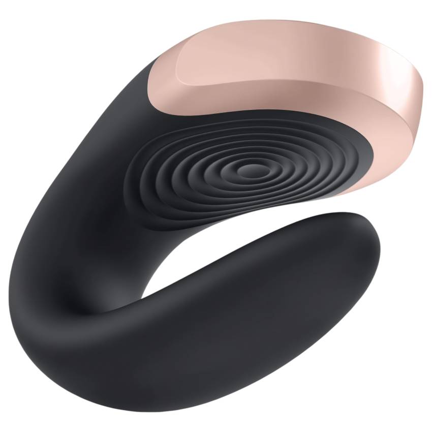 Satisfyer Double Love - okos, rádiós párvibrátor (fekete) - Image 6