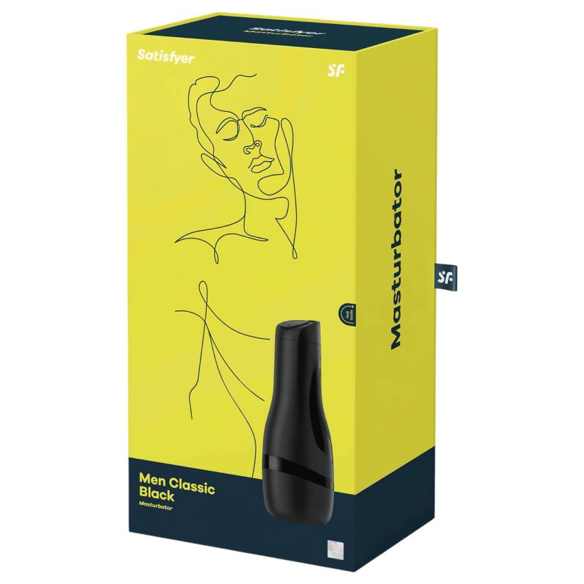 Satisfyer Men Classic - manuális szívó maszturbátor (fekete) - Image 4