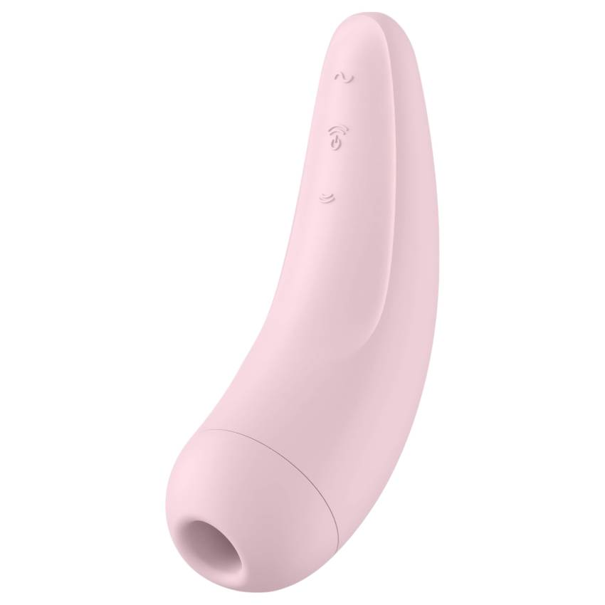 Satisfyer Curvy 2+ - okos léghullámos csiklóizgató (pink) - Image 2