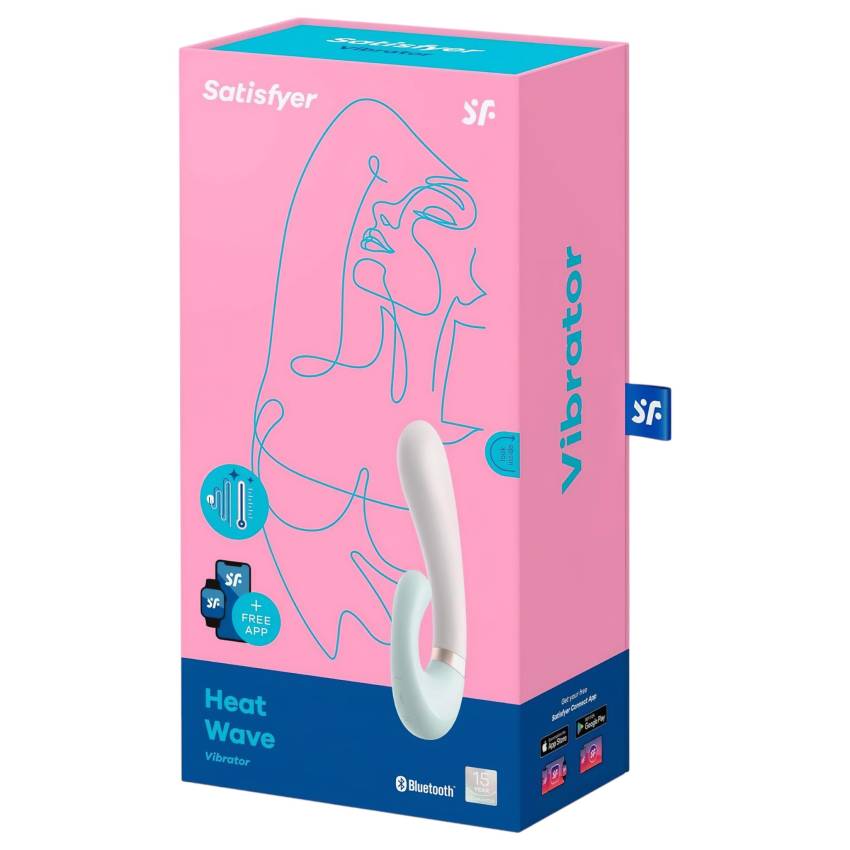 Satisfyer Heat Wave - okos, melegítő, karos vibrátor (menta) - Image 6