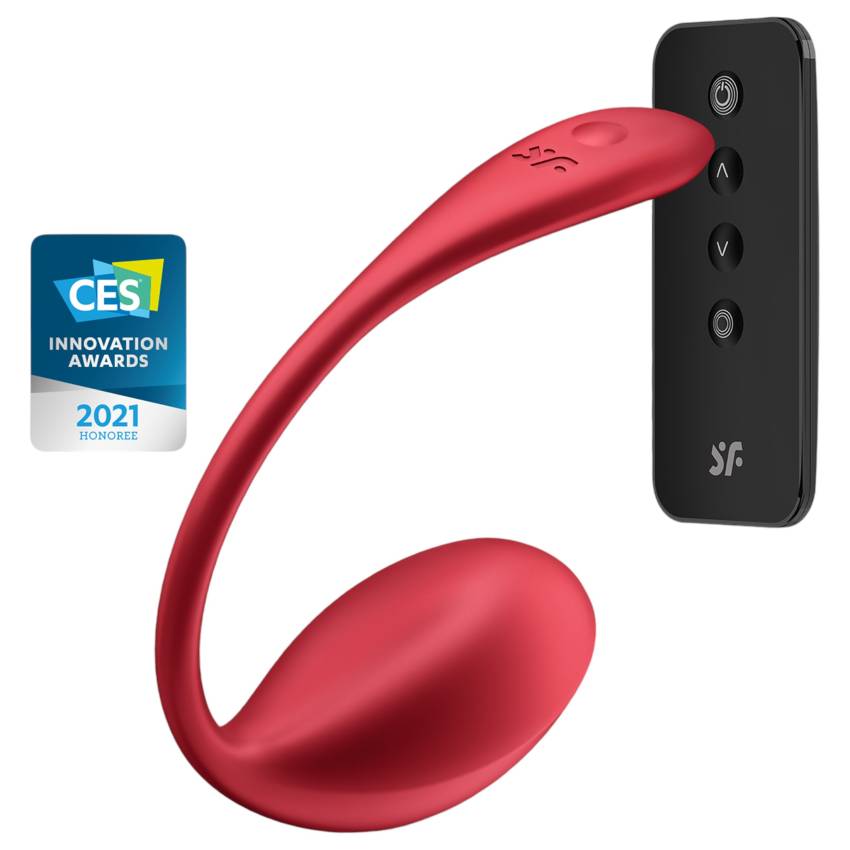 Satisfyer Shiny Petal - rádiós vibrációs tojás (piros) - Image 6