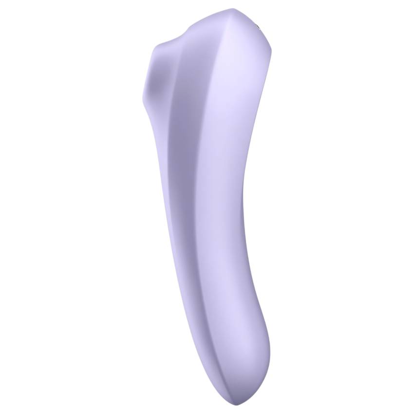 Satisfyer Dual Pleasure - okos léghullámos 2in1 vibrátor (lila) - Image 2