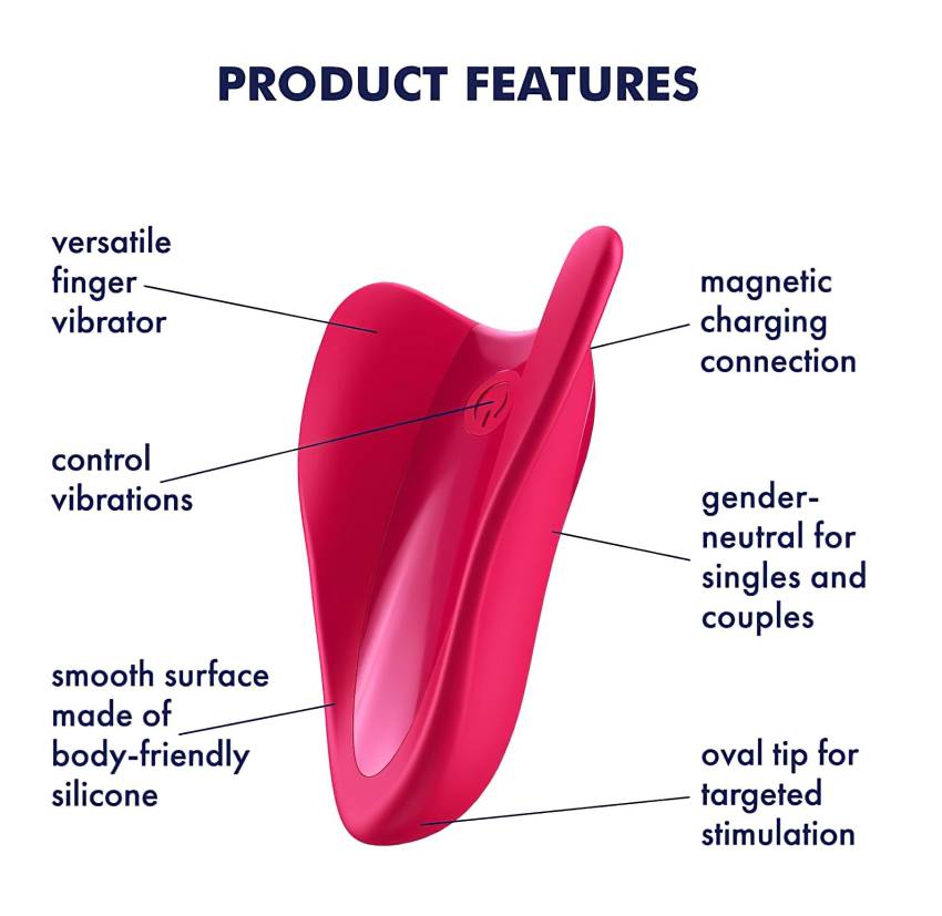 Satisfyer High Fly - akkus, vízálló csikló vibrátor (pink) - Image 8