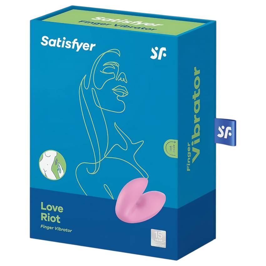 / Satisfyer Love Riot - akkus, vízálló ujjvibrátor (pink) - Image 6